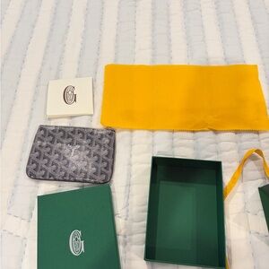 Goyard Gray Mini Senat Pouch